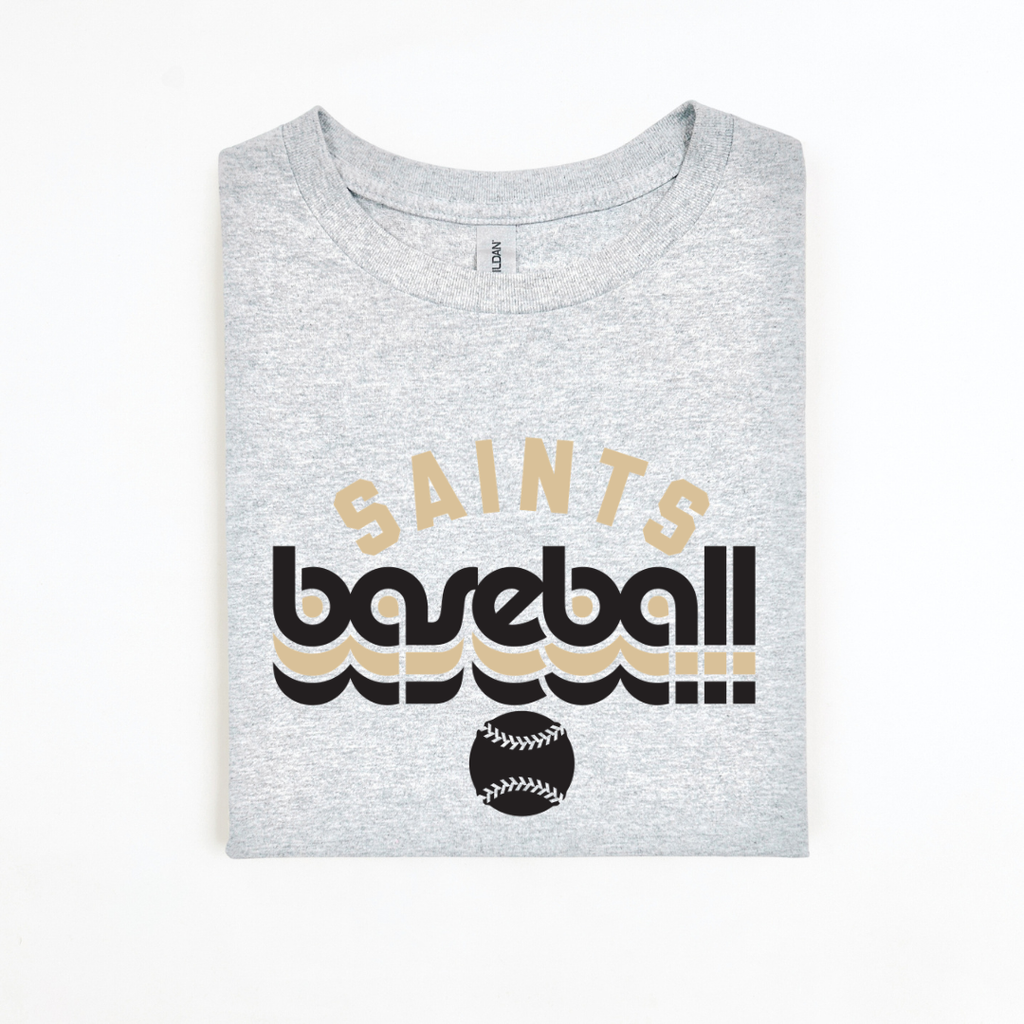 Saints Retro Baseball Team Top