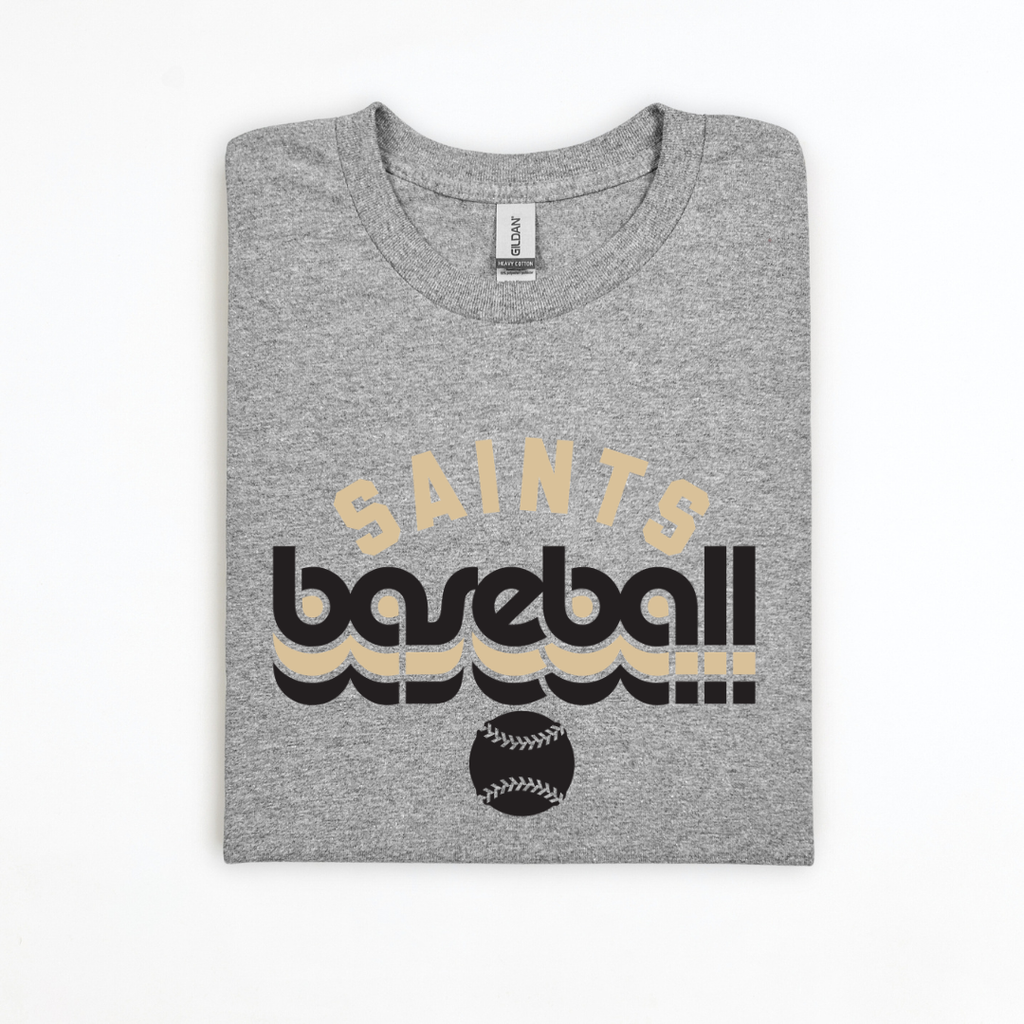 Saints Retro Baseball Team Top