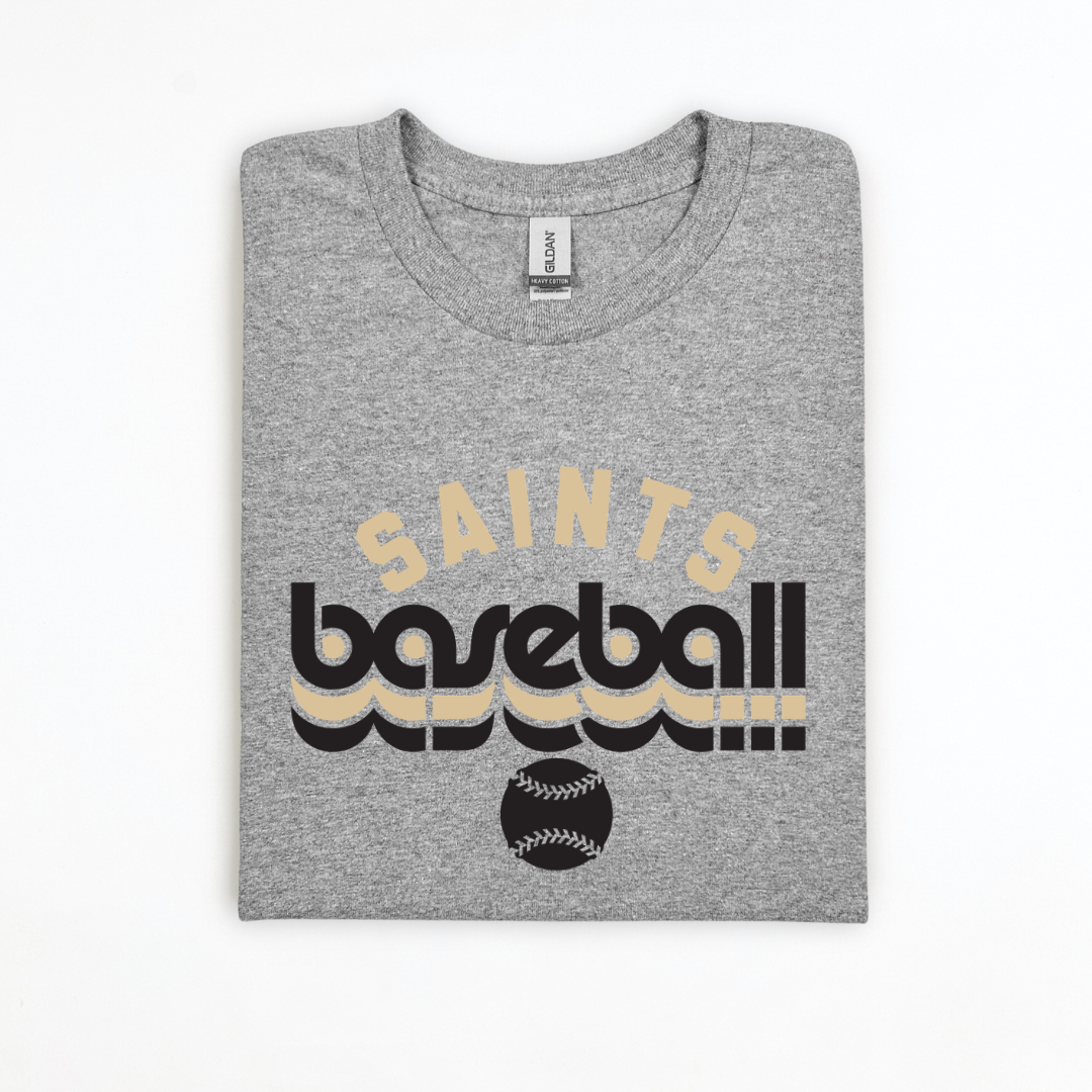 Saints Retro Baseball Team Top