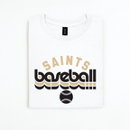 Saints Retro Baseball Team Top