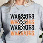 Distressed School Spirit Lightning Bolt