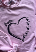 Custom Grandkid Heart