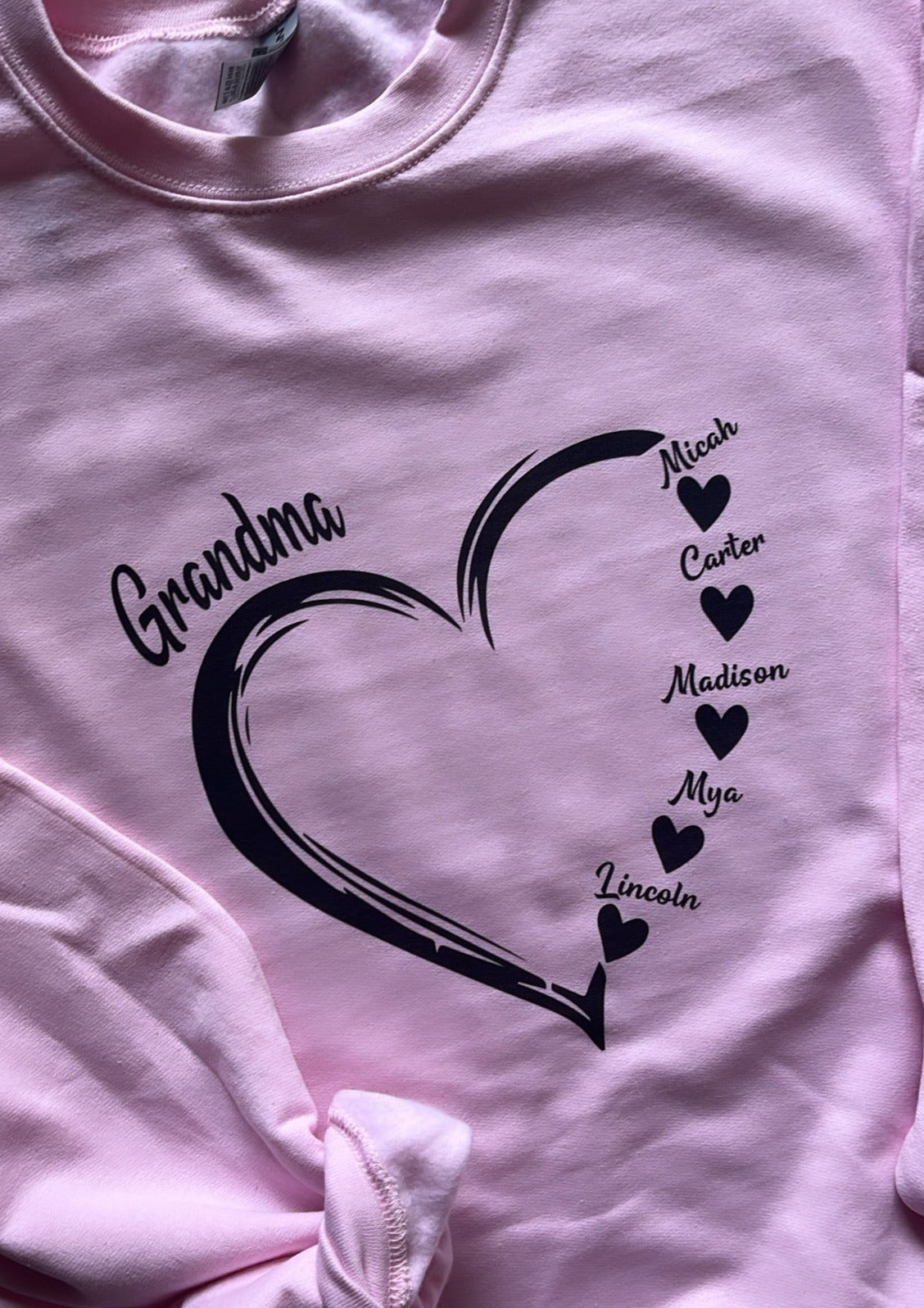 Custom Grandkid Heart