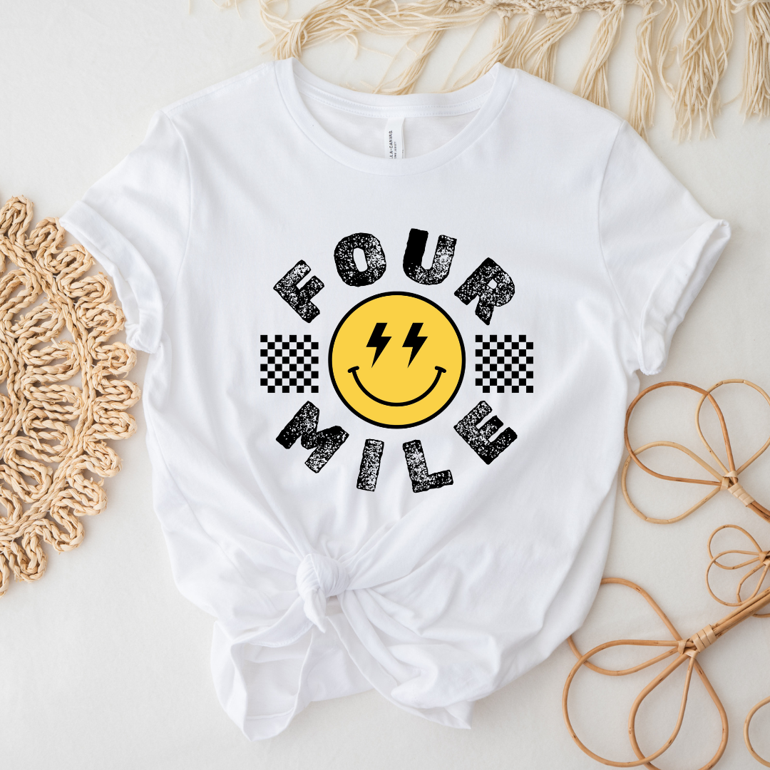 Custom [School Name] Retro Smiley