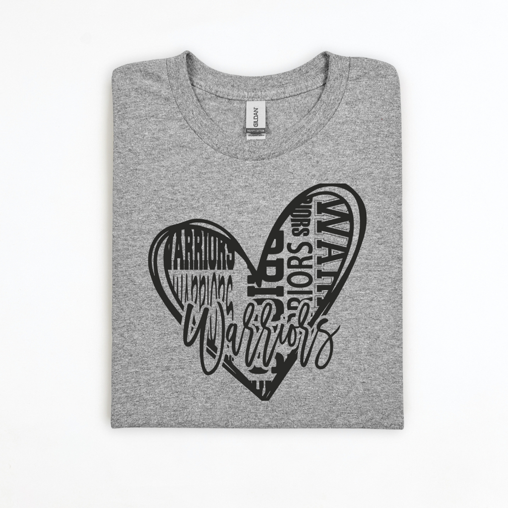Warriors Heart Top
