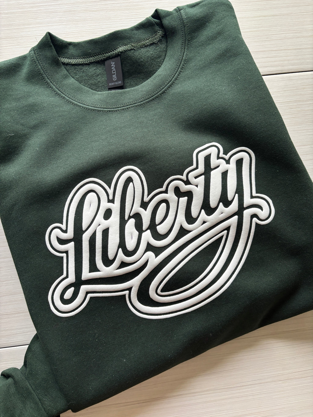 Double Outlined Team Puff Paint