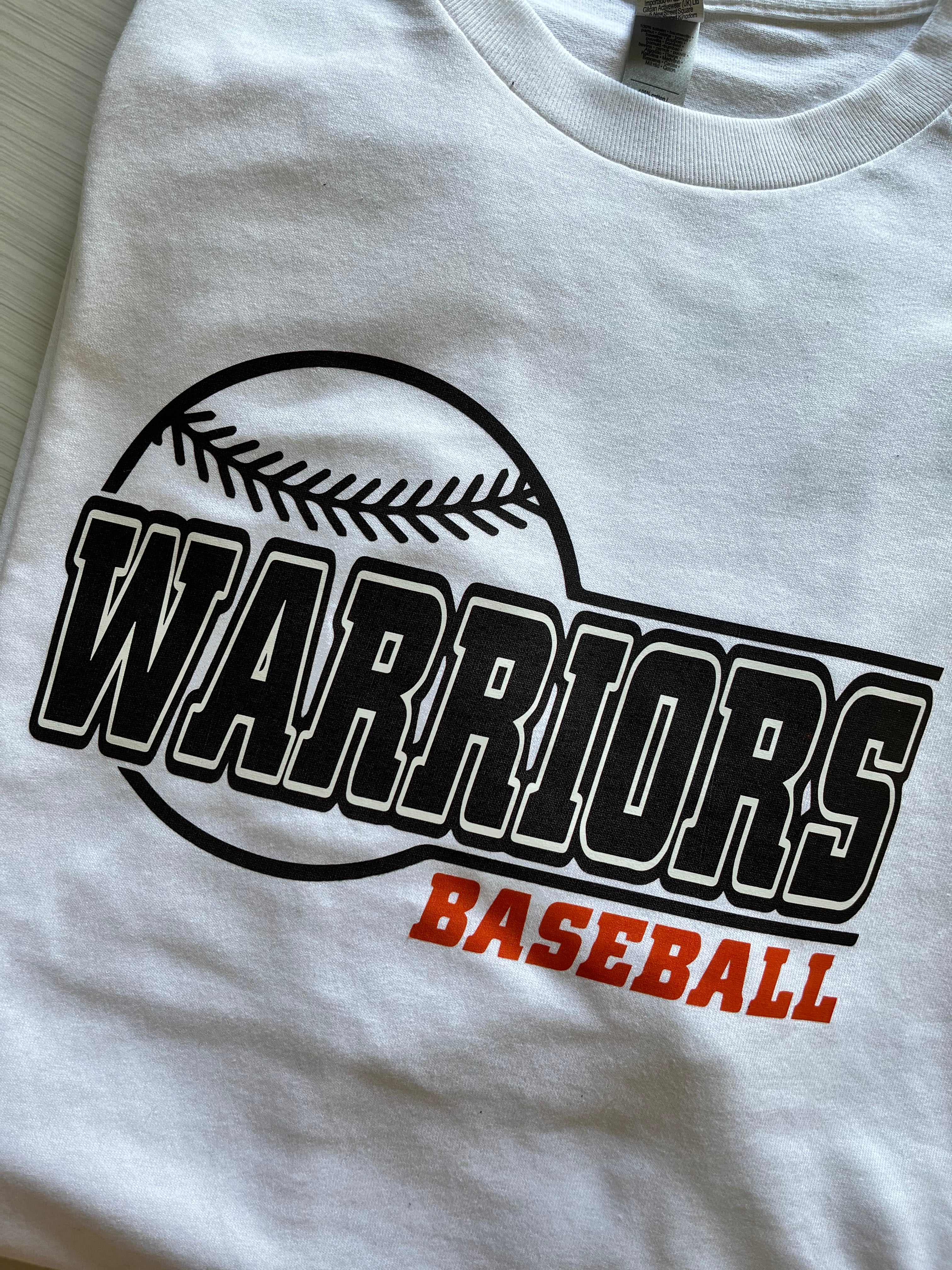 Baseball Bold Print Top