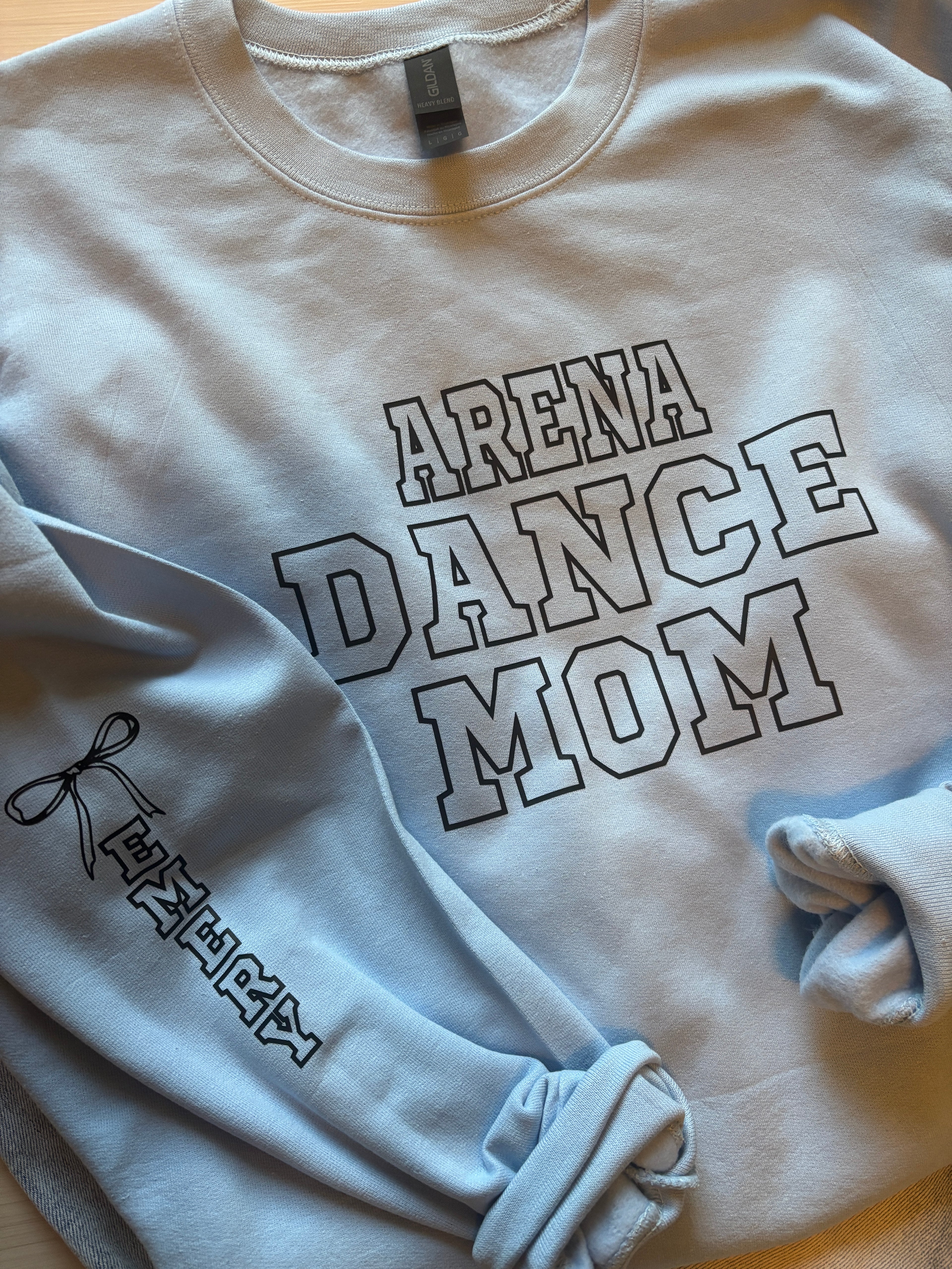 Dance Mom with Custom Name on Sleeve