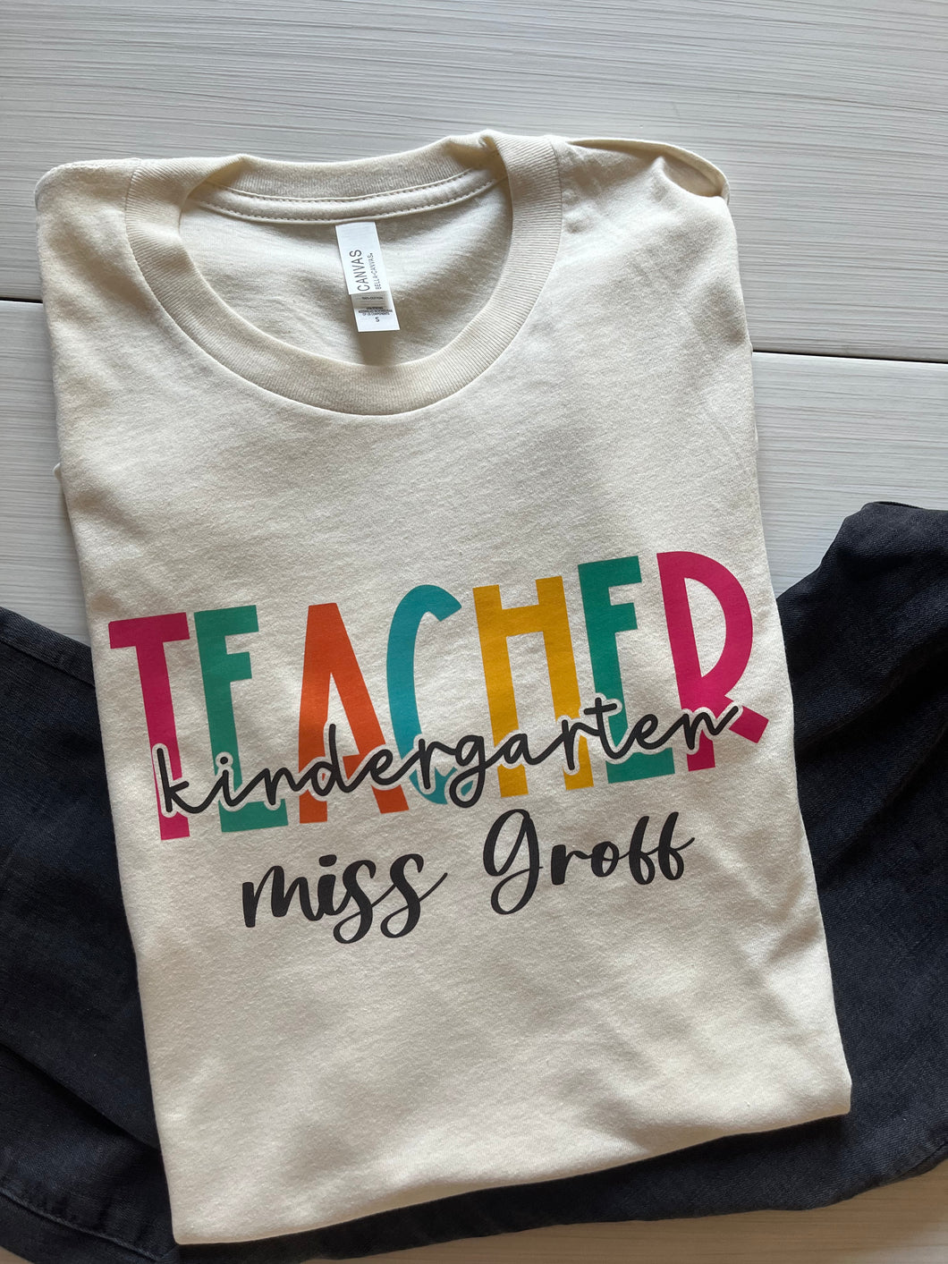 Custom Layered Teacher Top