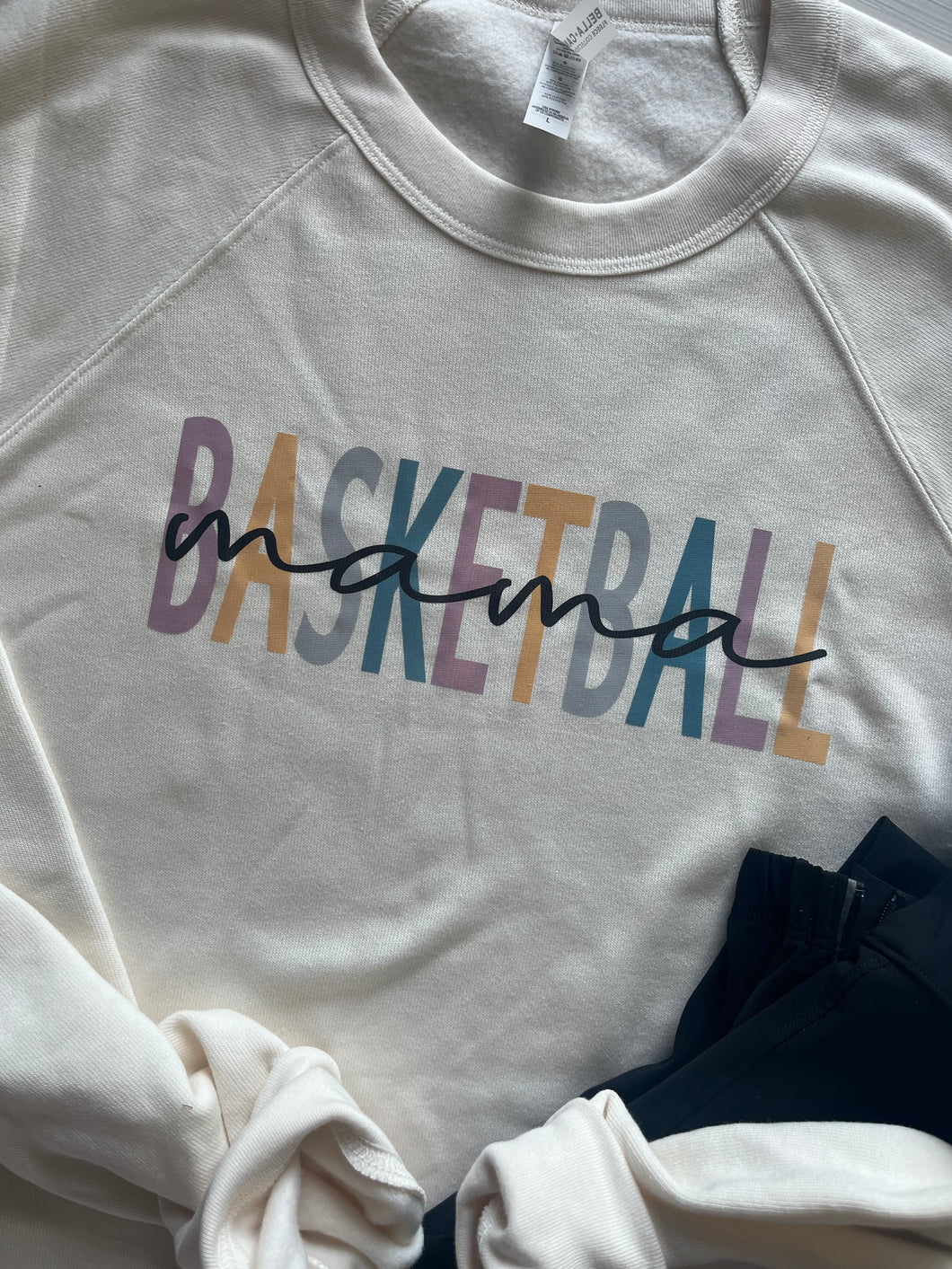 Pastel Basketball Mama