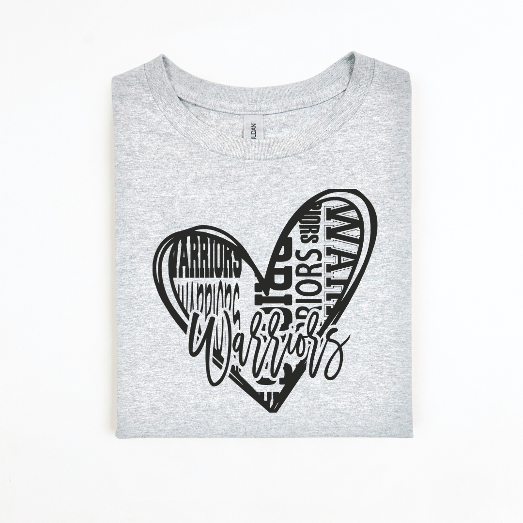 Warriors Heart Top