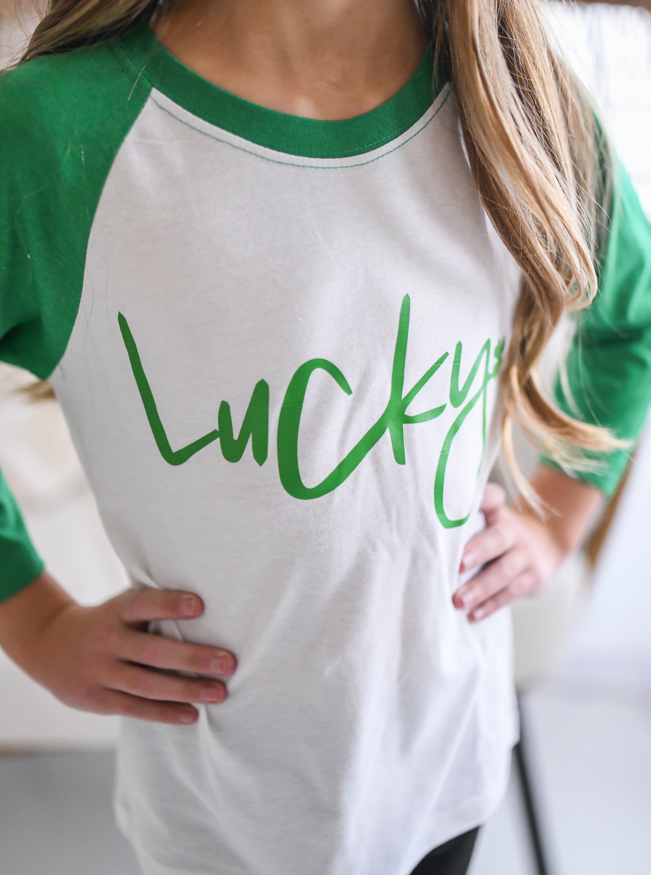 Lucky Raglan Top