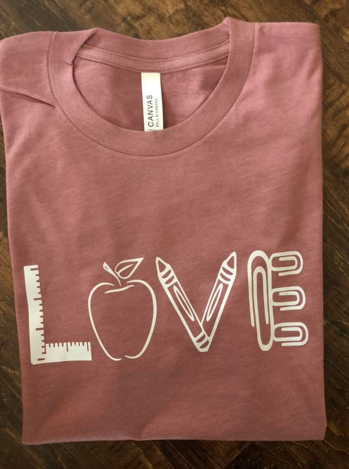LOVE Teacher Tee