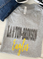 Youth Block Letter Team Tops