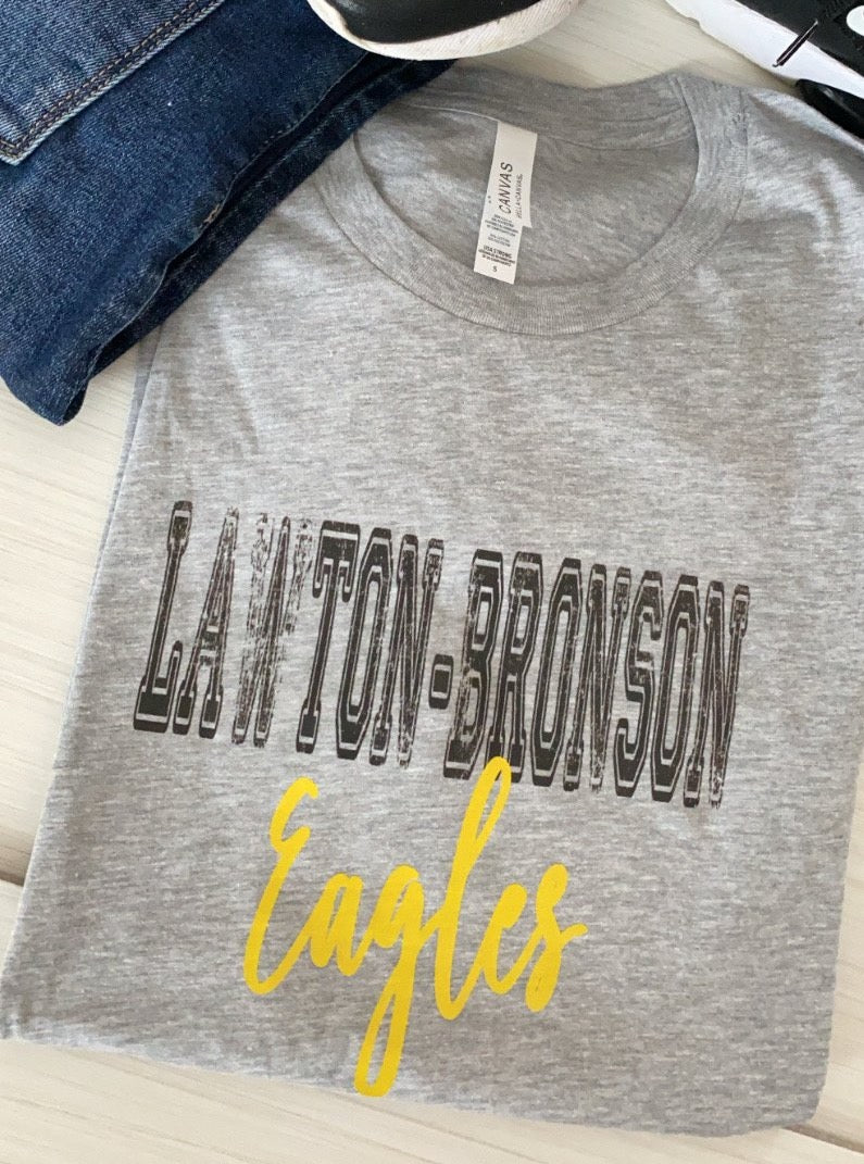 Youth Block Letter Team Tops